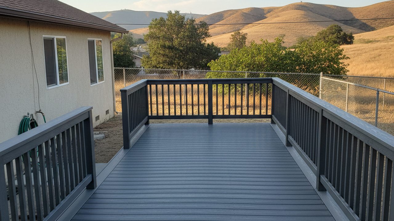 Deck Railing Installation & Repair completed by Majestic Deck Company in Huntington Beach, CA