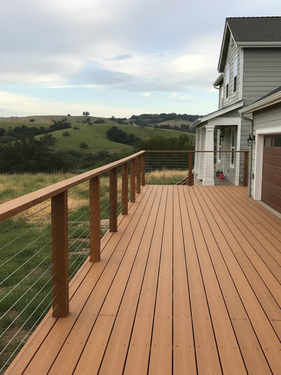 Deck Repair completed by Majestic Deck Company in Downey, CA